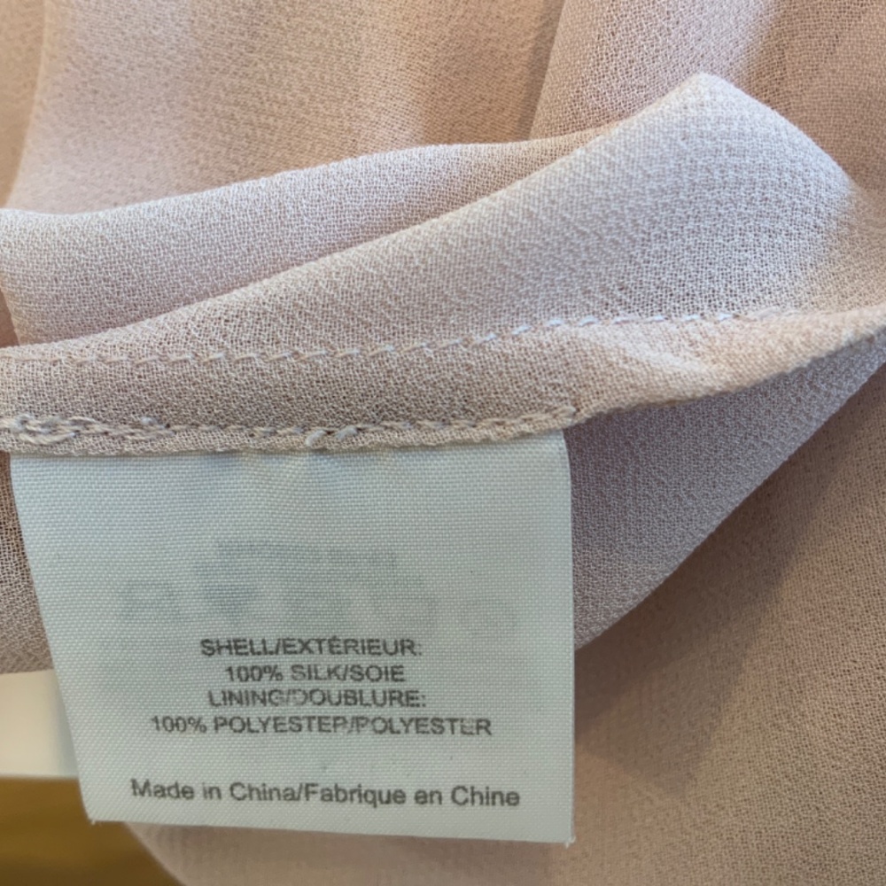 Tory Burch 100% Silk Tie Back Shell Blouse - Picture 4 of 6